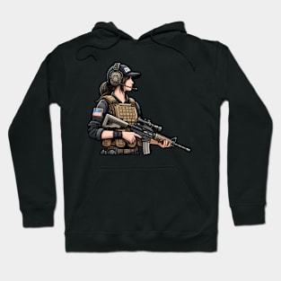 Tactical Girl Hoodie